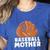 Baseball Mother Lover Baseballer Player Match Baseball Mom Women's Heather T-Shirt Heather True Royal Baseball Mother Lover Baseballer Player Match Baseball Mom Women's Heather T-Shirt Heather True Royal