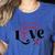 Baseball Softball Baseball Mom LOVE Baseball Premium Tri-Blend Women's Heather T-Shirt Heather True Royal