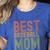 Best Baseball Mom Sports Cute Moms Day Women's Heather T-Shirt Heather True Royal Best Baseball Mom Sports Cute Moms Day Women's Heather T-Shirt Heather True Royal