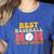 Best Baseball Mom In The World Baseball Women's Heather T-Shirt Heather True Royal Best Baseball Mom In The World Baseball Women's Heather T-Shirt Heather True Royal