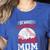 Beware Serious Baseball Mom Game Cheerleading Family Women's Heather T-Shirt Heather True Royal