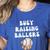 Busy Raising Ballers Baseball Mom Groovy Mother Day Women's Heather T-Shirt Heather True Royal