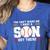 You Can't Scare Me I Have a Son Baseball Mom Women's Heather T-Shirt Heather True Royal