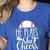 Cheer Baseball Mom Baseball And Cheer Mother Women's Heather T-Shirt Heather True Royal Cheer Baseball Mom Baseball And Cheer Mother Women's Heather T-Shirt Heather True Royal