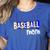 Custom Hustle Tball Tee Ball Womens Baseball Mom Women's Heather T-Shirt Heather True Royal Custom Hustle Tball Tee Ball Womens Baseball Mom Women's Heather T-Shirt Heather True Royal