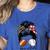 Football Mom Baseball Mom Of Both Messy Bun Mother's Day Premium Tri-Blend Women's Heather T-Shirt Heather True Royal Football Mom Baseball Mom Of Both Messy Bun Mother's Day Premium Tri-Blend Women's Heather T-Shirt Heather True Royal