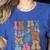 Groovy In My Baseball Mom Era Softball Game Day Women's Heather T-Shirt Heather True Royal Groovy In My Baseball Mom Era Softball Game Day Women's Heather T-Shirt Heather True Royal