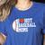 I Heart Hot Baseball Moms Women's Heather T-Shirt Heather True Royal