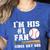 I'm His 1 Fan Since Day One Baseball Mom Women's Heather T-Shirt Heather True Royal I'm His 1 Fan Since Day One Baseball Mom Women's Heather T-Shirt Heather True Royal