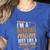 I`m a Baseball Mom Just Like a Normal Mom Except Much Cooler Women's Heather T-Shirt Heather True Royal