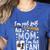 I'm Not Just His Mom I'm His 1 Fan Baseball Mom Women's Heather T-Shirt Heather True Royal