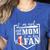 I'm Not Just His Mom I'm His One Fan Proud Baseball Mom Women's Heather T-Shirt Heather True Royal