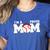 I'm A Proud Mom Baseball Mom Women's Heather T-Shirt Heather True Royal I'm A Proud Mom Baseball Mom Women's Heather T-Shirt Heather True Royal