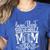 Living That Baseball Mom Life Sporty Humor Women's Heather T-Shirt Heather True Royal Living That Baseball Mom Life Sporty Humor Women's Heather T-Shirt Heather True Royal