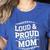 Loud & Proud Baseball Mom Mama Sport Cute Women's Heather T-Shirt Heather True Royal Loud & Proud Baseball Mom Mama Sport Cute Women's Heather T-Shirt Heather True Royal