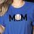 Loud & Proud Baseball Mom Softball Mother Women Mommy Women's Heather T-Shirt Heather True Royal