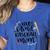 Loud & Proud Baseball Mom Women's Heather T-Shirt Heather True Royal Loud & Proud Baseball Mom Women's Heather T-Shirt Heather True Royal