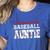 Loud And Proud Baseball Auntie Baseball Mom Heart Women's Heather T-Shirt Heather True Royal Loud And Proud Baseball Auntie Baseball Mom Heart Women's Heather T-Shirt Heather True Royal