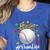 Messy Ball Puzzle Baseball Mom Life Autism Awareness Month Women's Heather T-Shirt Heather True Royal Messy Ball Puzzle Baseball Mom Life Autism Awareness Month Women's Heather T-Shirt Heather True Royal