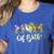 Mom Of Both Softball Baseball Mom Women's Heather T-Shirt Heather True Royal