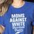 Moms Against Baseball Pants Present For Baseball Moms Women's Heather T-Shirt Heather True Royal