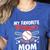 Mother's Day Baseball Mom Women's Heather T-Shirt Heather True Royal Mother's Day Baseball Mom Women's Heather T-Shirt Heather True Royal