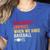 Who Needs Umpires When We Have Baseball Moms Vintage Women's Heather T-Shirt Heather True Royal Who Needs Umpires When We Have Baseball Moms Vintage Women's Heather T-Shirt Heather True Royal