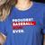 Proudest Baseball Mom Ever Women's Heather T-Shirt Heather True Royal Proudest Baseball Mom Ever Women's Heather T-Shirt Heather True Royal