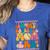 Retro Groovy In My Baseball Mom Era Happy Women Premium Women's Heather T-Shirt Heather True Royal Retro Groovy In My Baseball Mom Era Happy Women Premium Women's Heather T-Shirt Heather True Royal