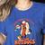 Retro Just Here For The Hotdogs Baseball Mom Sport Lover Women's Heather T-Shirt Heather True Royal Retro Just Here For The Hotdogs Baseball Mom Sport Lover Women's Heather T-Shirt Heather True Royal