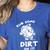 Rub Some Dirt On It Cute Girls Retro Baseball Mom Softball Women's Heather T-Shirt Heather True Royal Rub Some Dirt On It Cute Girls Retro Baseball Mom Softball Women's Heather T-Shirt Heather True Royal