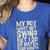 Sassy Baseball Mom Women's Heather T-Shirt Heather True Royal Sassy Baseball Mom Women's Heather T-Shirt Heather True Royal