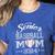Senior Baseball Mom 2024 Class Of 2024 Graduation Women's Heather T-Shirt Heather True Royal Senior Baseball Mom 2024 Class Of 2024 Graduation Women's Heather T-Shirt Heather True Royal