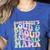 Somebody's Loud & Proud Baseball Mom Mama Sport Cute Women's Heather T-Shirt Heather True Royal