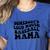 Somebody's Loud Mouth Baseball Mama Baseball Mom Women's Heather T-Shirt Heather True Royal
