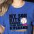 My Son Hits Harder Than Your Husband Baseball Mom Women's Heather T-Shirt Heather True Royal My Son Hits Harder Than Your Husband Baseball Mom Women's Heather T-Shirt Heather True Royal