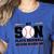 My Son Plays Baseball Nothing Scares Me Baseball Mom Women's Heather T-Shirt Heather True Royal