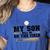 My Son Will Be On The Field Baseball Mom Women's Heather T-Shirt Heather True Royal