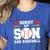 Sorry My Son Has Baseball Baseball Mom Women's Heather T-Shirt Heather True Royal Sorry My Son Has Baseball Baseball Mom Women's Heather T-Shirt Heather True Royal