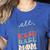 All Star Baseball Mom Women's Heather T-Shirt Heather True Royal All Star Baseball Mom Women's Heather T-Shirt Heather True Royal