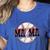 T Ball Mama Baseball Mama Baseball Mom Women's Heather T-Shirt Heather True Royal