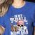 In My T-Ball Mom Era Baseball Mom Skull Coffee Vintage Women's Heather T-Shirt Heather True Royal In My T-Ball Mom Era Baseball Mom Skull Coffee Vintage Women's Heather T-Shirt Heather True Royal