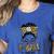 T Ball Mom Messy Bun Leopard Baseball Mom Leopard Women's Heather T-Shirt Heather True Royal T Ball Mom Messy Bun Leopard Baseball Mom Leopard Women's Heather T-Shirt Heather True Royal