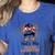 That's My Granddaughter Out There Baseball Mom Mother's Day Women's Heather T-Shirt Heather True Royal
