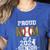 Womens Proud Mom Of a 2024 Senior Class Of 2024 Baseball Mom Women's Heather T-Shirt Heather True Royal Womens Proud Mom Of a 2024 Senior Class Of 2024 Baseball Mom Women's Heather T-Shirt Heather True Royal