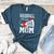 Baseball Cheer Mom Cheerleading Cheerleader Baseball Mom Women's Heather T-Shirt Heather Deep Teal