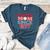Baseball Mom Since 1977 Women's Heather T-Shirt Heather Deep Teal