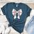Baseball Mom Coquette Bow Mother's Day Baseball Mom Tees Women's Heather T-Shirt Heather Deep Teal