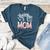 Baseball Mom Cute Baseball Mama Proud Senior Baseball Player Premium Women's Heather T-Shirt Heather Deep Teal
