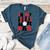 In My Baseball Mom Era Groovy Mom Women's Heather T-Shirt Heather Deep Teal